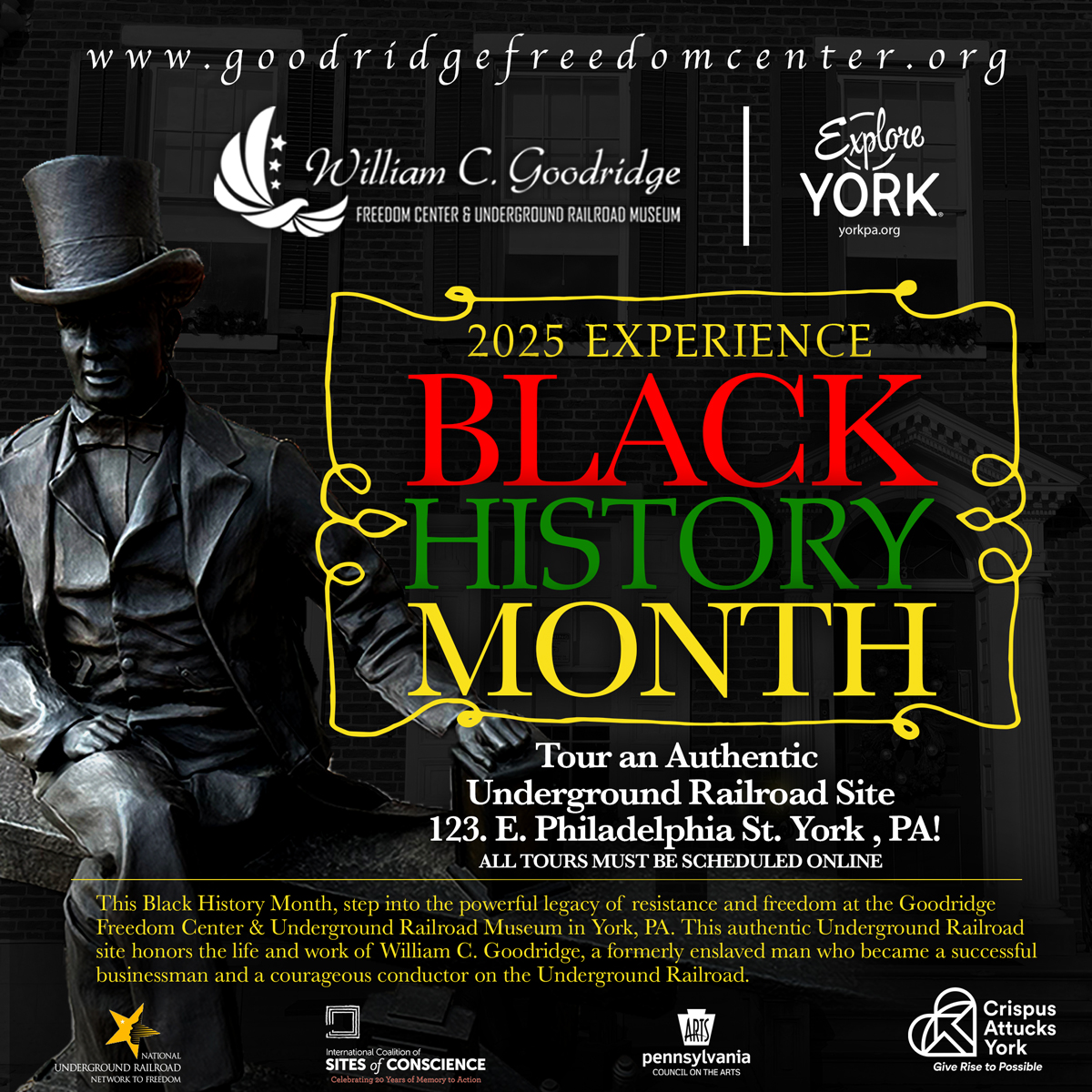 Goodridge Freedom Center, Crispus Attucks York, York Black History